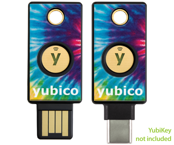 YubiStyle Cover - Tie Dye - A / C NFC