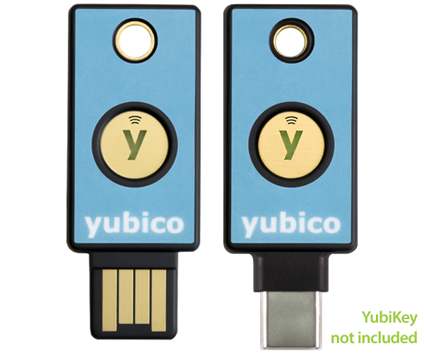 YubiStyle Cover - Blue - A / C NFC