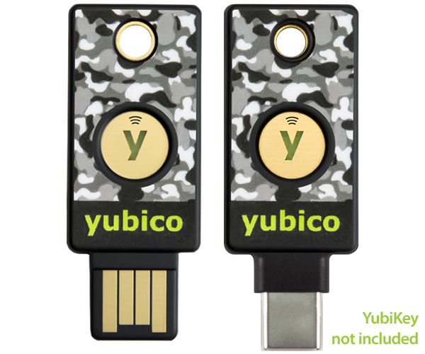 YubiStyle Cover - Urban Camo - A / C NFC