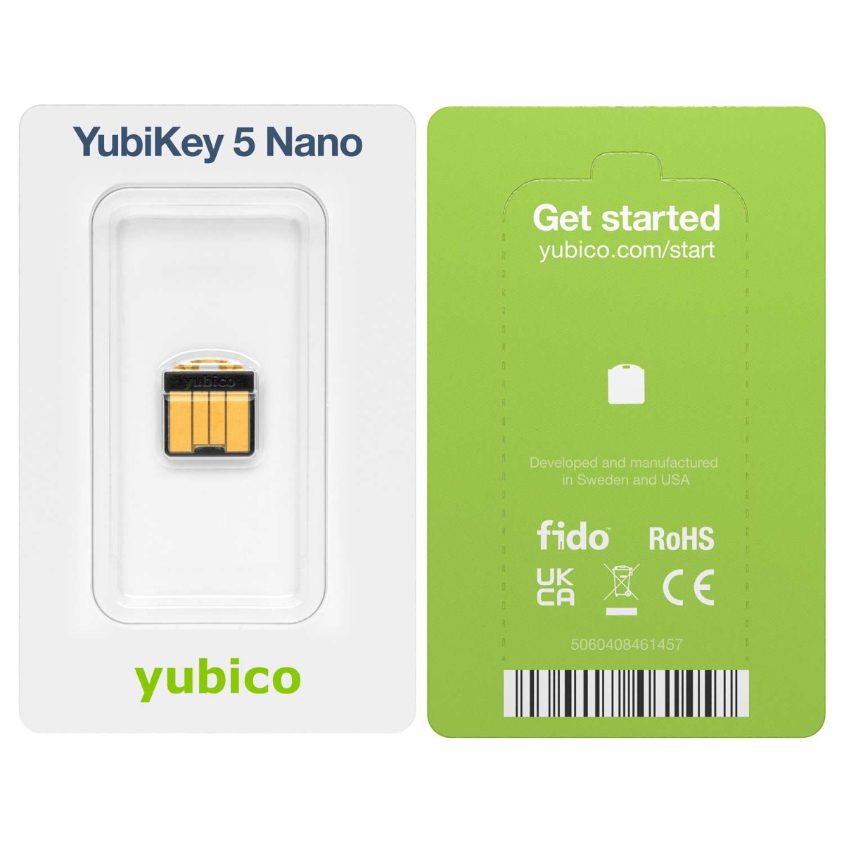 YubiKey 5 Nano - 2 Pack