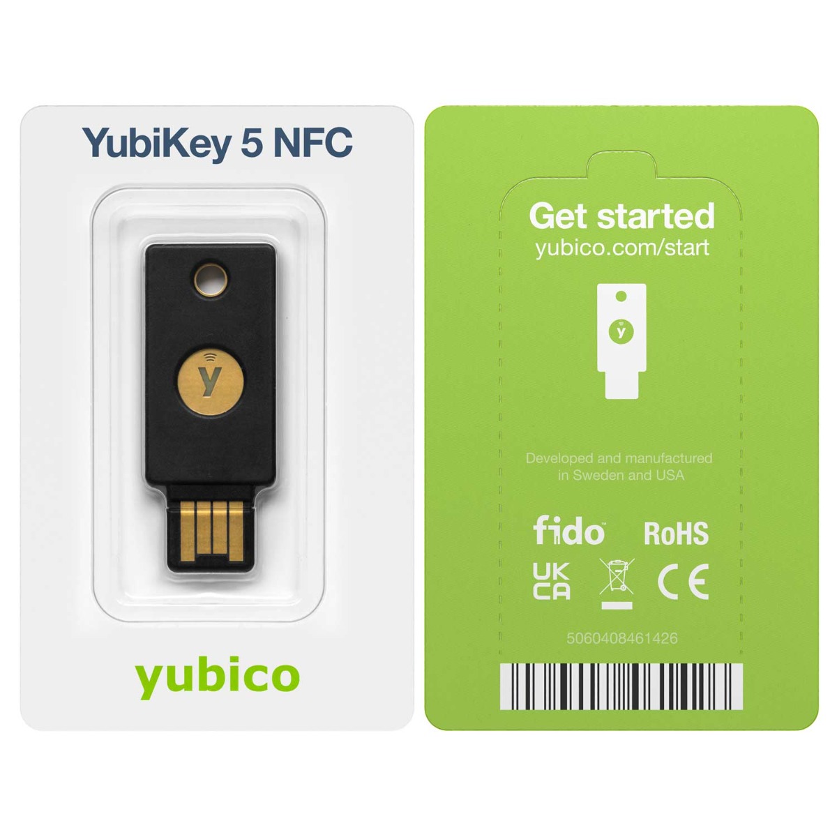 YubiKey 5 NFC - 2 Pack