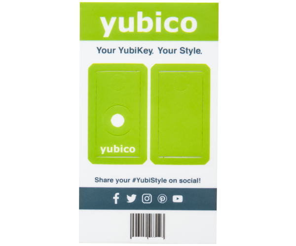 YubiStyle Cover - Green - A / C NFC