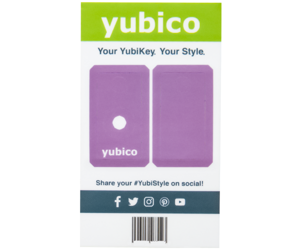 YubiStyle Cover - Purple - A / C NFC
