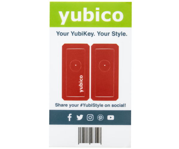 YubiStyle Cover - Red - Ci